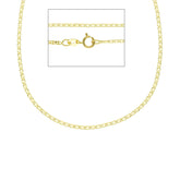 Halskette 18 Karat Gelbgold für Damen und Herren - MUS035GG